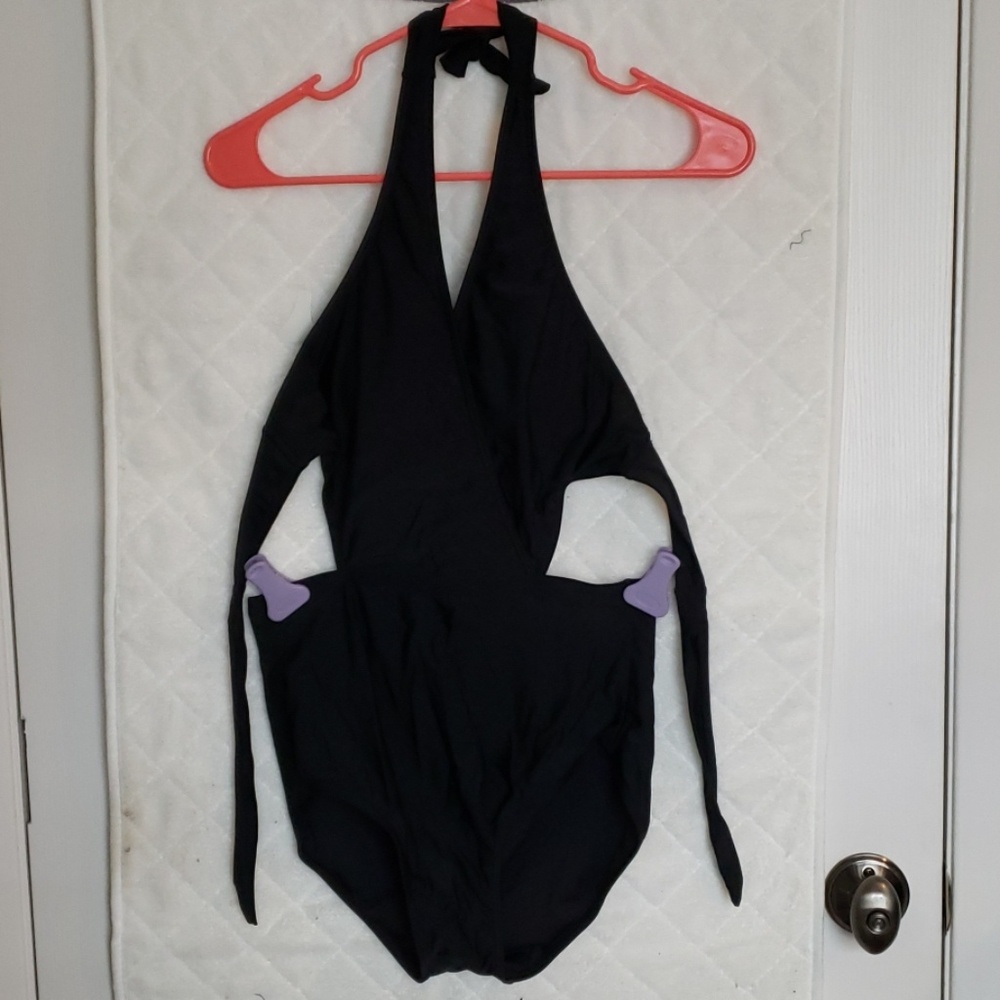 Zeraca High Waisted Halter One Piece Swimsuit